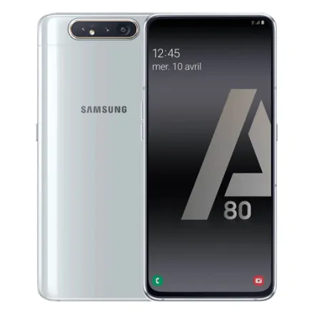 Galaxy A80 (mono sim) 128 Go blanc reconditionné - 1