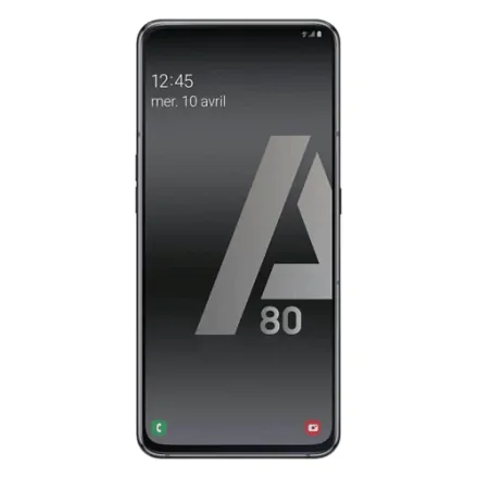 Galaxy A80 (dual sim) 128 Go noir reconditionné - 2