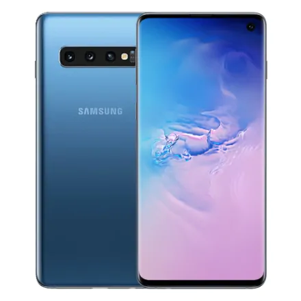 Galaxy S10 (mono sim) 512 Go bleu reconditionné - 1