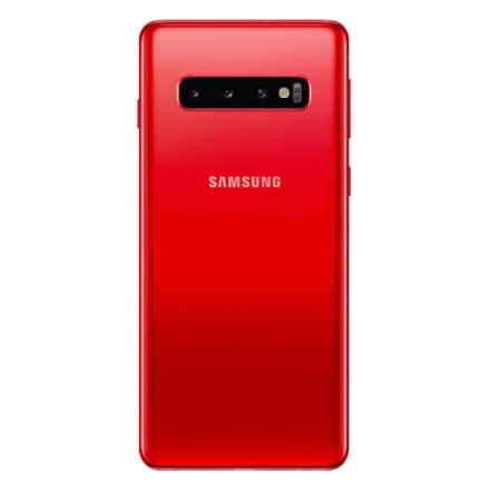 Galaxy S10 (mono sim) 128GB rood refurbished - 3