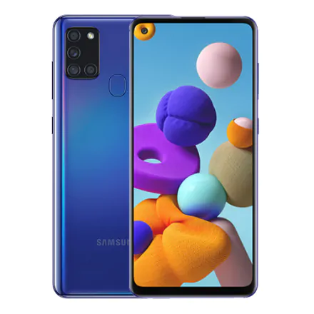 Galaxy A21s (dual sim) 32 Go bleu reconditionné - 1