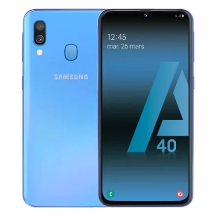 Galaxy A40 (dual sim) 64 Go bleu reconditionné - 1