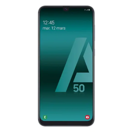 Galaxy A50 (dual sim) 128 Go bleu clair reconditionné - 2
