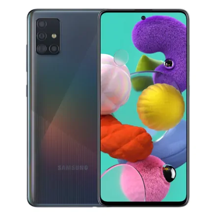 Galaxy A51 (dual sim) 128GB zwart refurbished - 1