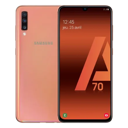 Galaxy A70 (dual sim) 128 Go corail reconditionné - 1