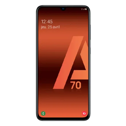 Galaxy A70 (dual sim) 128 Go noir reconditionné - 2