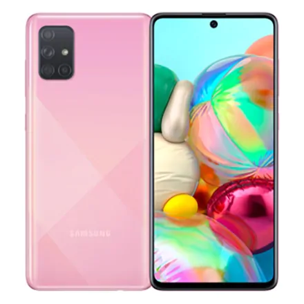Galaxy A71 (dual sim) 128 Go rose reconditionné - 1