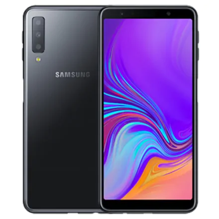 Galaxy A7 2018 (dual sim) 64GB zwart refurbished - 1