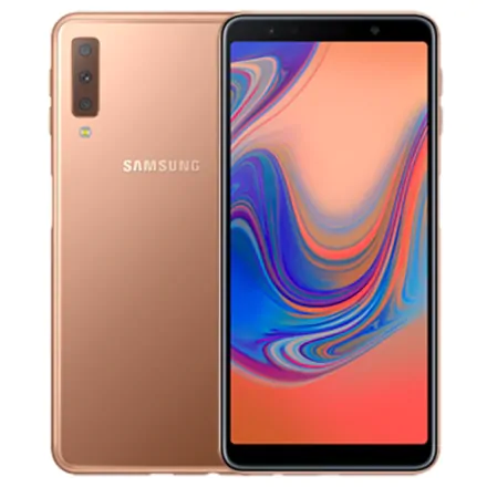 Galaxy A7 2018 (dual sim) 64GB goud refurbished - 1
