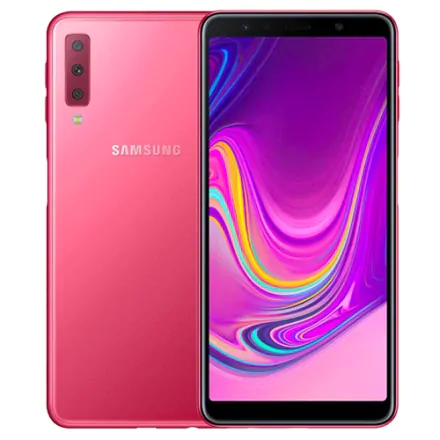 Galaxy A7 2018 (dual sim) 64 Go rose reconditionné - 1