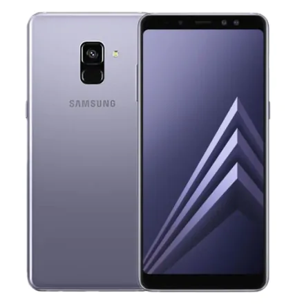 Galaxy A8 (2018) dual sim 64GB paars refurbished - 1