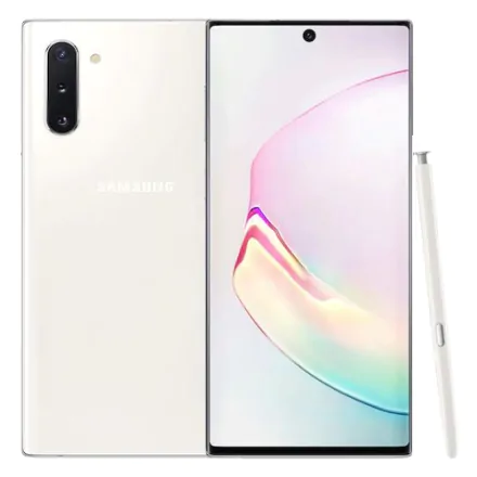 Galaxy Note 10 (mono sim) 256 Go blanc reconditionné - 1