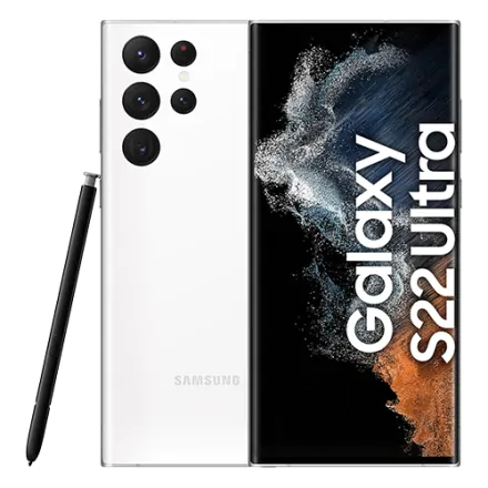 Galaxy S22 Ultra (mono sim) 128 Go blanc reconditionné - 1