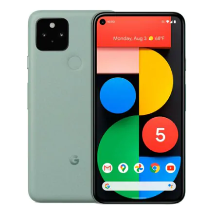 Google Pixel 5 128 Go vert reconditionné - 1