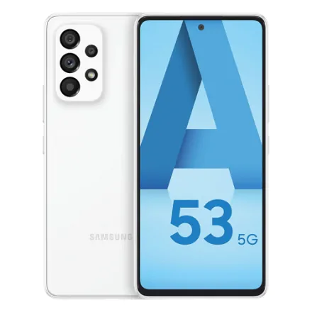Galaxy A53 5G (mono sim) 128 Go blanc reconditionné - 1