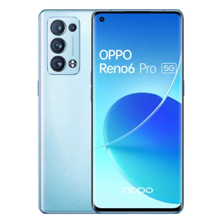 Reno6 Pro 256GB blauw refurbished - 1