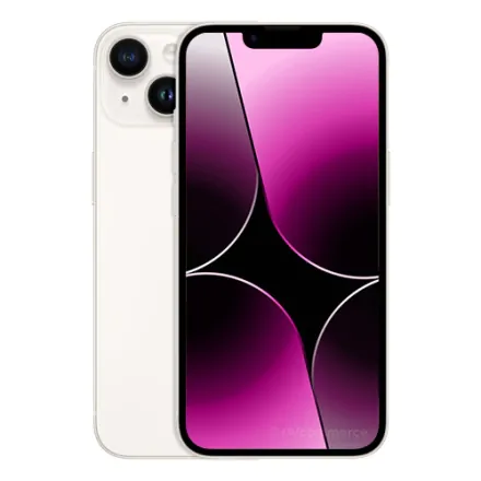 iPhone 14 128 Go lumière stellaire reconditionné - 1