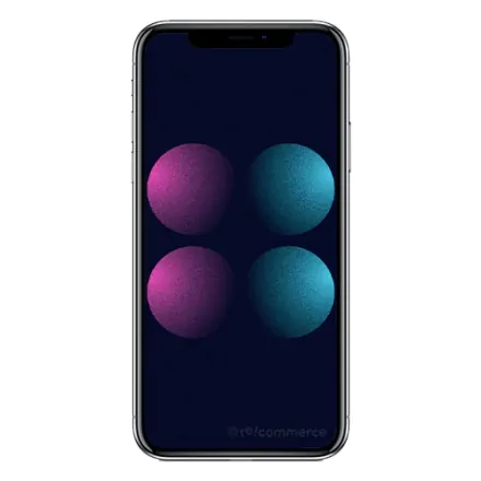 iPhone X 256 Go argent reconditionné - 2