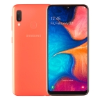 Galaxy A20e (dual sim) 32GB oranje refurbished