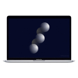 MacBook Pro 15" (2017), Core i7, RAM 16 Go, SSD 256 Go, argent, QWERTZ reconditionné